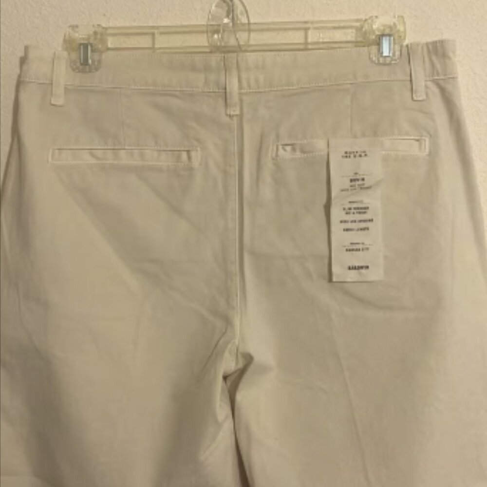 BALDWIN Kansas City Devin Mid Rise Cropped Khaki Trouser Pants Women's Size 32 - Picture 4 of 9